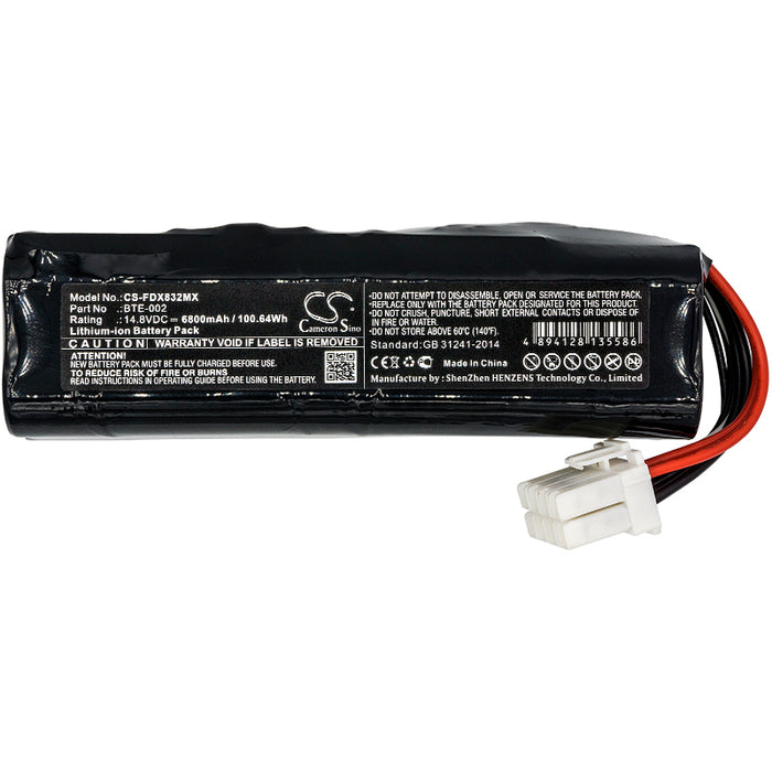 Fukuda Denshi FX-8322 ECG Denshi FX-8322R FCP-8321 FCP-8453 FX-8322 FX-8322R 6800mAh Medical Replacement Battery