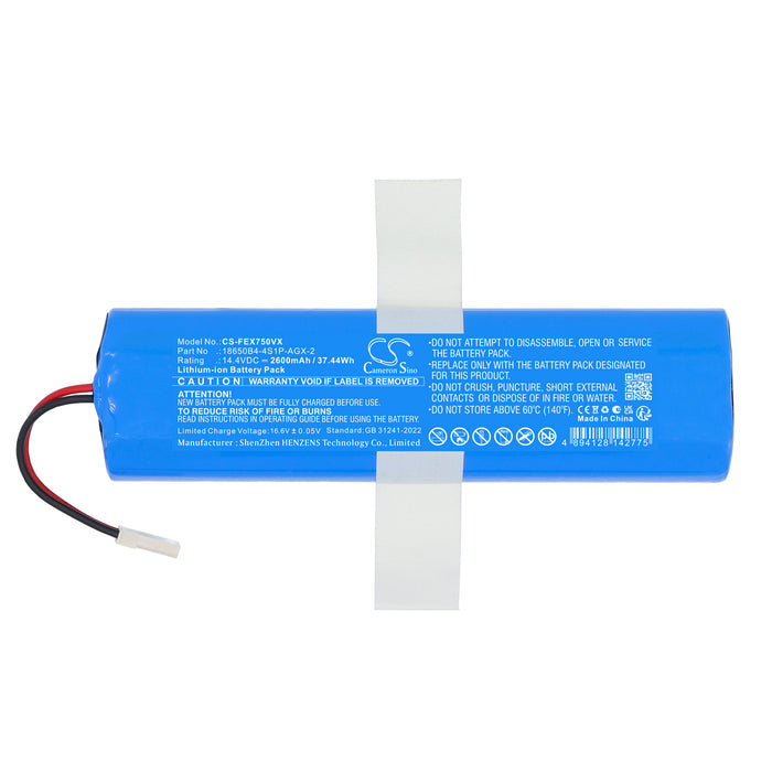 Zaco V3,V40,V5s Pro,V5x Vacuum Replacement Battery