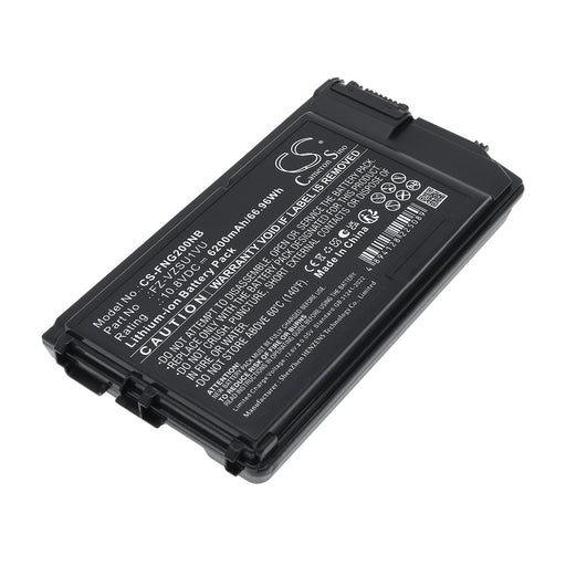 Panasonic FZ-G2D, FZ-G2E, FZ-G2K, Toughbook FZ-G2D,Toughbook FZ-G2E, Toughbook FZ-G2K,Toughbook G2 Laptop and Notebook Replacement Battery