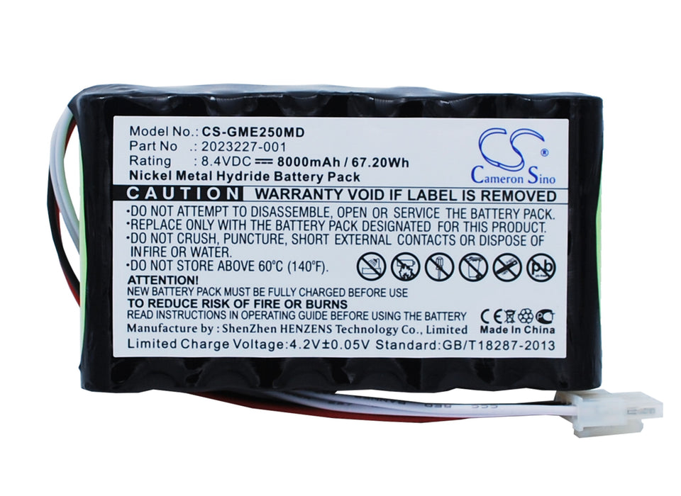 GE AMED2250 Dash 2500 Dash 2500 Patient Monitor Moniteur Dash 2500 Medical Replacement Battery