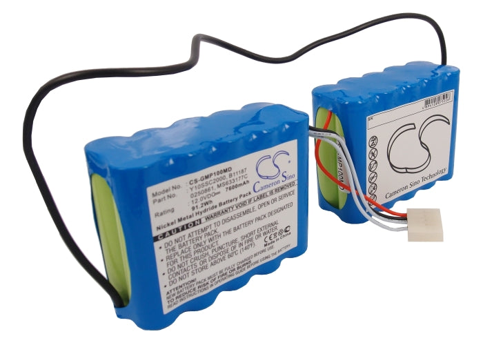 Criticon Compact T Pro 100 Pro 1000 VSM Pro 200 Pro 300 Pro 400 Procare NIBP100 Medical Replacement Battery