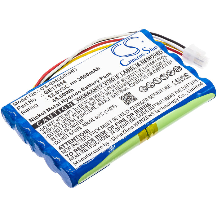 GE Datex-Ohmeda S 5 Datex-Ohmeda S 5 PATIENT MONIT Datex-Ohmeda S 5CAM Datex-Ohmeda S5 Datex-Ohmeda S5 PATIENT MONITO Date Medical Replacement Battery