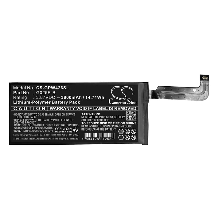 OPPO G025E G025H G6QU3 GD1YQ Pixel 4A 5G Mobile Phone Replacement Battery