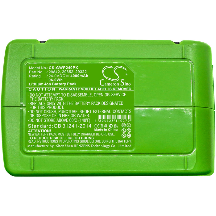 Alpina BLA 24 Li,C 24 Li,H 24 Li,MT 24 Li,T 24 Li 4000mAh Power Tool Replacement Battery