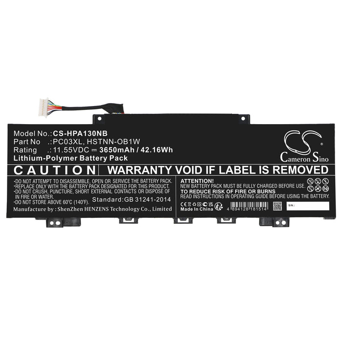 HP Pavilion Aero 13-be0141AU,Pavilion X360 15-er0001nk,Pavilion x360 Convertible 14-dy0077TU,Pavilion x360 Con Laptop and Notebook Replacement Battery