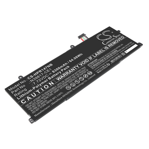 HP Book pro 16,Envy x360 2-in-1 16-ad0097nr,OmniBook Ultra 14,Pavilion Plus 14 Ryzen 7,Pavilion Plus 14-EU0006 Laptop and Notebook Replacement Battery