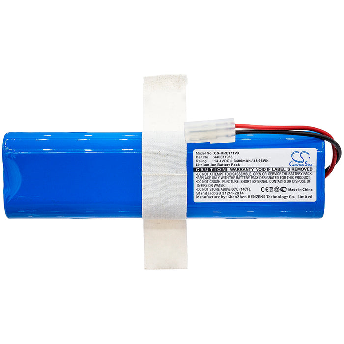 Moneual MBOT 950 MBOT 500 MBOT 900 MBOT 900 i 3400mAh Vacuum Replacement Battery