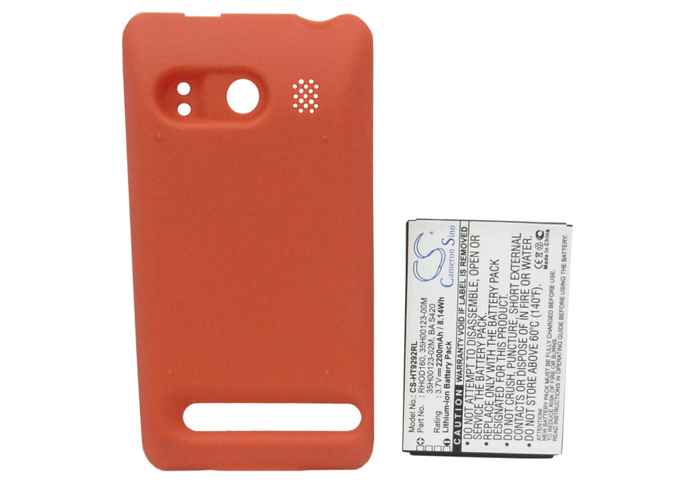 Sprint EVO 4G A9292 Supersonic 2200mAh Mobile Phone Replacement Battery