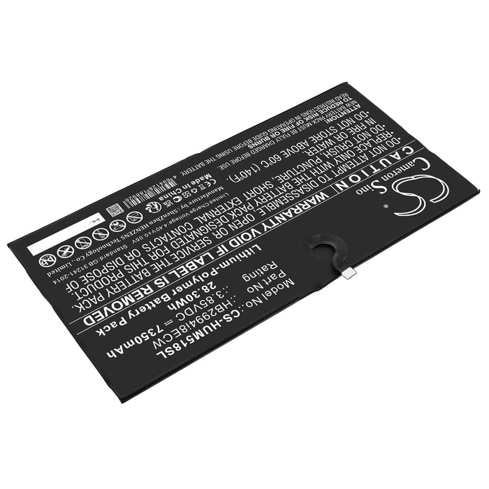 Huawei MediaPad M5 10.8 CMR-AL09 MediaPad M5 Pro 10.8 CMR-AL19 CMR-W09 Tablet Replacement Battery
