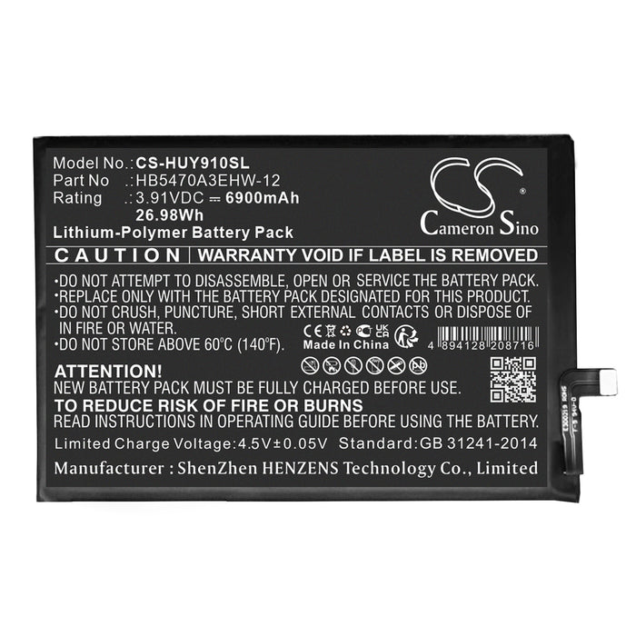 Louis Vuitton STG-LX1 STG-LX2 Nova Y91 4G Changxiang 60X Nova Y91 Enjoy 60X 4G STG-AL00 Mobile Phone Replacement Battery