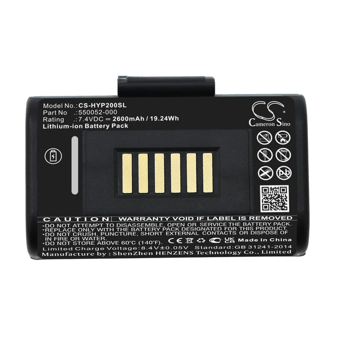 Honeywell Impressora Portatil RP2,RP2 2600mAh Printer Replacement Battery