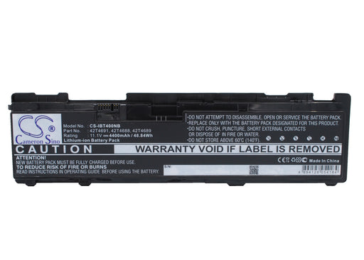 Lenovo ThinkPad T400s ThinkPad T400s 2801 ThinkPad T400s 2808 ThinkPad T400s 2809 ThinkPad T400s 2815 ThinkPad Laptop and Notebook Replacement Battery