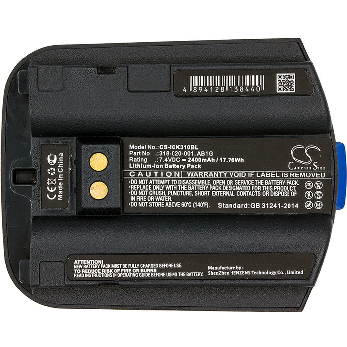 Intermec CK30,CK31,CK32 2400mAh Barcode Replacement Battery
