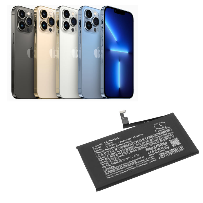 Apple iPhone 15 Mobile Phone Replacement Battery