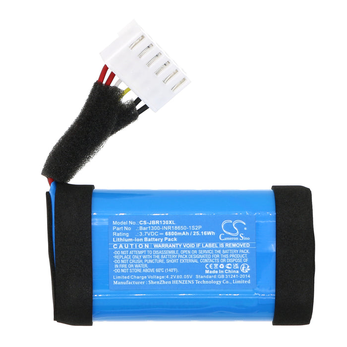 JBL Bar 1000 Bar 1300 Bar 1300X 6800mAh Speaker Replacement Battery