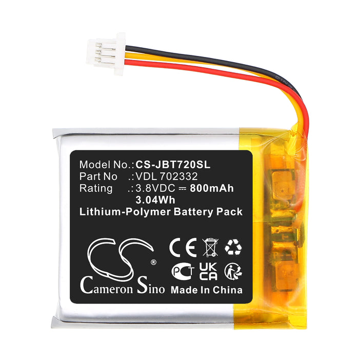 JBL Tune 720 BT,Tune 760 BT Headphone Replacement Battery