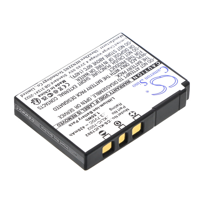Kodak EasyShare V530,EasyShare V530 Zoom,EasyShare V603,EasyShare V603 Zoom Camera Replacement Battery