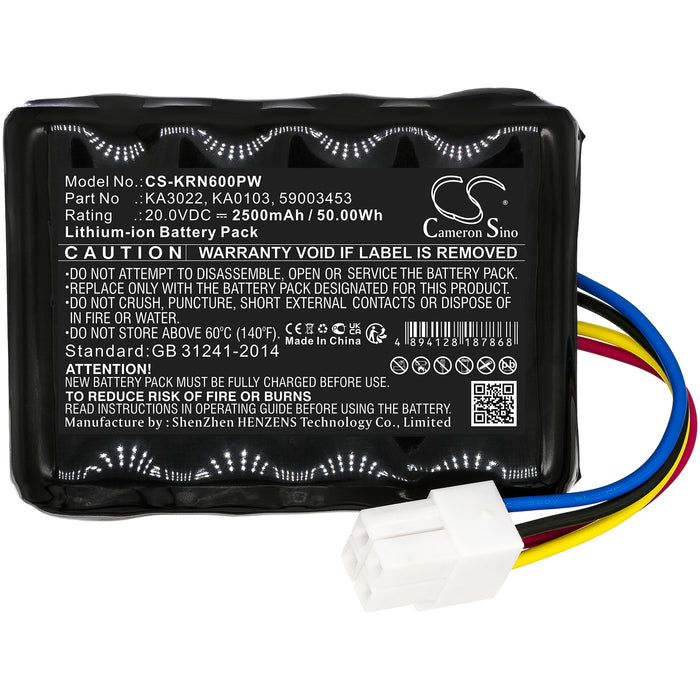 Kress Mission Nano 600KR101E Mission Lawn Mower Replacement Battery