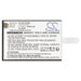 Szzt KS8223 Payment Terminal Replacement Battery
