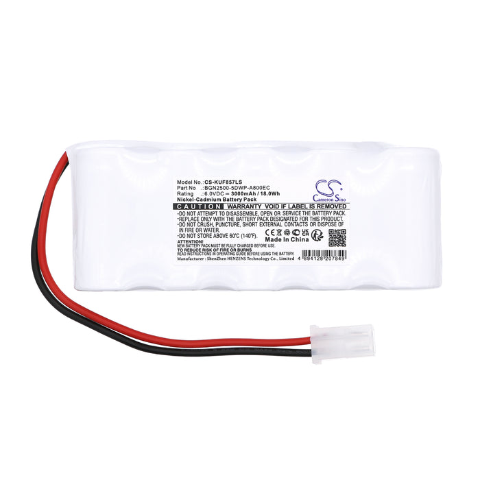 Kaufel 850.0057 Emergency Light Replacement Battery