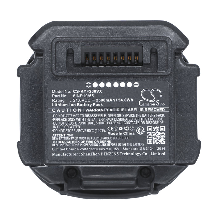 Launch Flutevac V20 Vacuum Cleaner Vacuum Replacement Battery