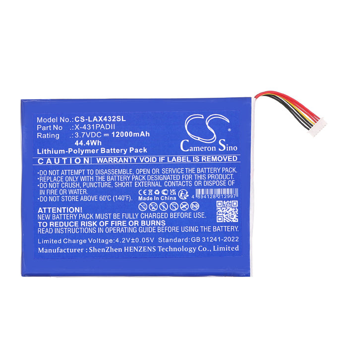 LINAK Diagnostic Scanner X431 Pad 2 Diagnostic Scanner X431 Pad II Diagnostic Scanner Replacement Battery
