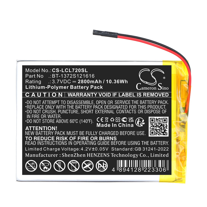 Logicom La tab 72 Tablet Replacement Battery