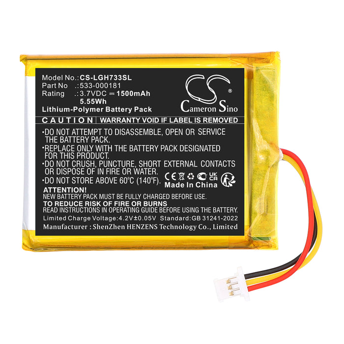Logitech G733 Headphone Replacement Battery