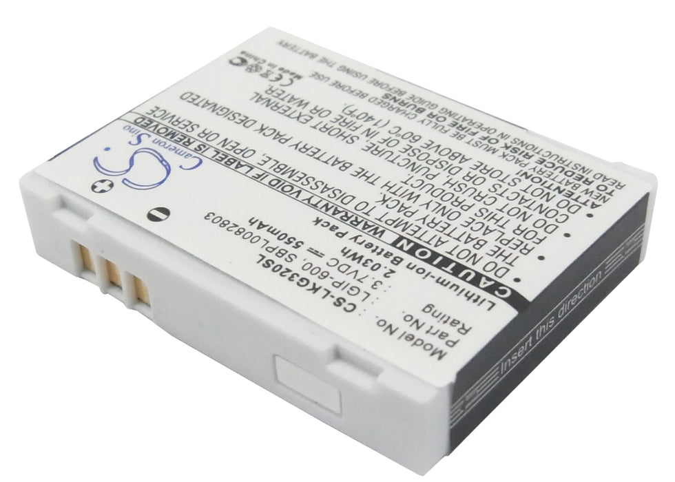 LG KG-320,KG320,MG-320c,MG320c Mobile Phone Replacement Battery