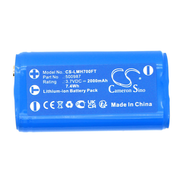 Ledlenser MH7 MH8 Flashlight Replacement Battery