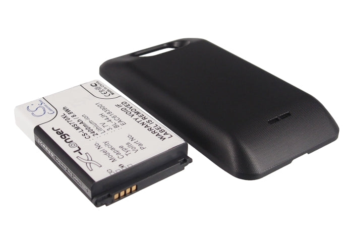 LG MS770 Motion 4G P870 US730 Escape 4G Splendor Venice Mach LS860 Optimus L5 II E450 P700 Optimus Select Opt 2400mAh Mobile Phone Replacement Battery