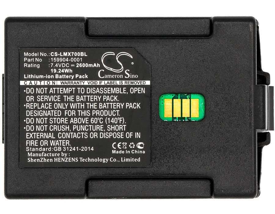 HONEYWELL TXE TECTON MX7 2600mAh Barcode Replacement Battery