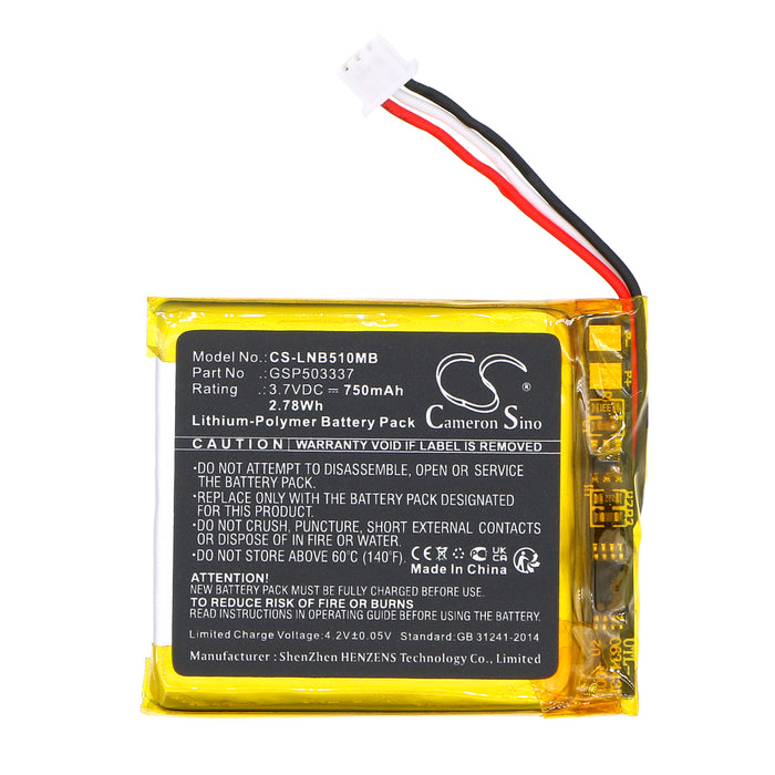 TakTark BM603,VM603 Baby Monitor Replacement Battery