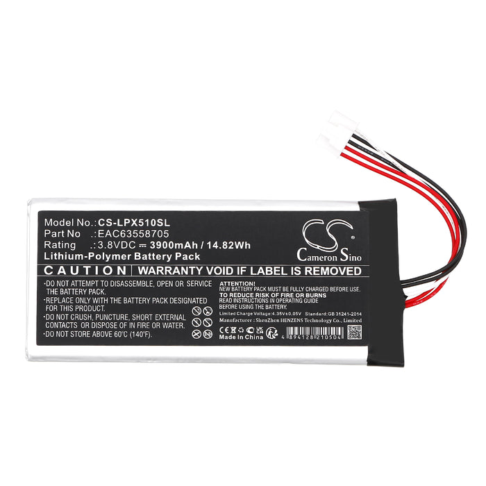 Louis Vuitton XG5QBK XBOOM Go DXG5Q Speaker Replacement Battery