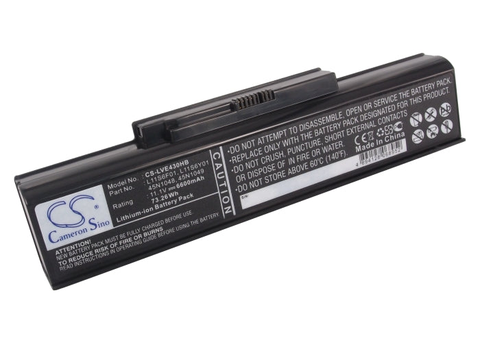 Lenovo ThinkPad Edge E43A ThinkPad Edge E43G ThinkPad Edge E43L ThinkPad Edge K43 ThinkPad Edge K43A T 6600mAh Laptop and Notebook Replacement Battery