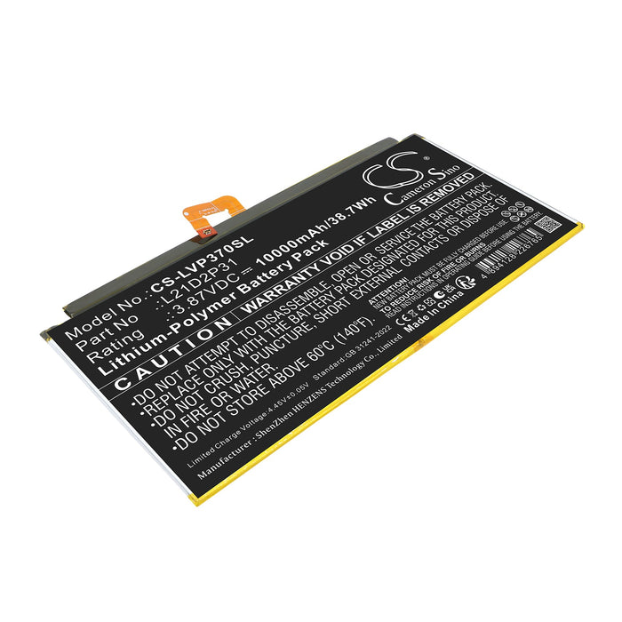 Lenovo Tab P12, Tab P12 2023, TB-370FU, ZACH0165US Tablet Replacement Battery