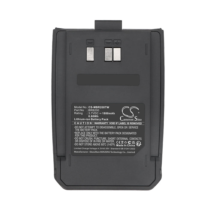Midland BizTalk BR200 Two Way Radio Replacement Battery