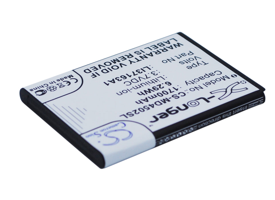 Medion Life E4502 MD 98907 MD98907 Life P4013 MD 98332 Mobile Phone Replacement Battery