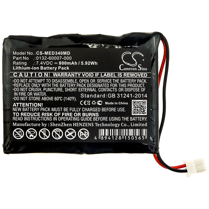 Mediaid 31610 34 Pulse IPX1 M30 POX010-34 Medical Replacement Battery
