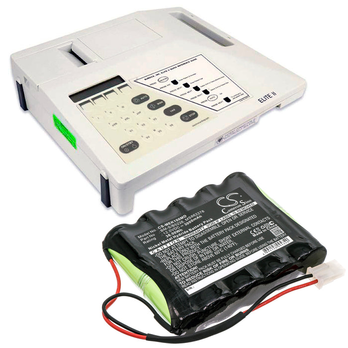 Siemens 862278 EK10 EK10 Elite ELITE Elite II 862278 Elite II EKG MEDIC 2 PN862278 Medical Replacement Battery