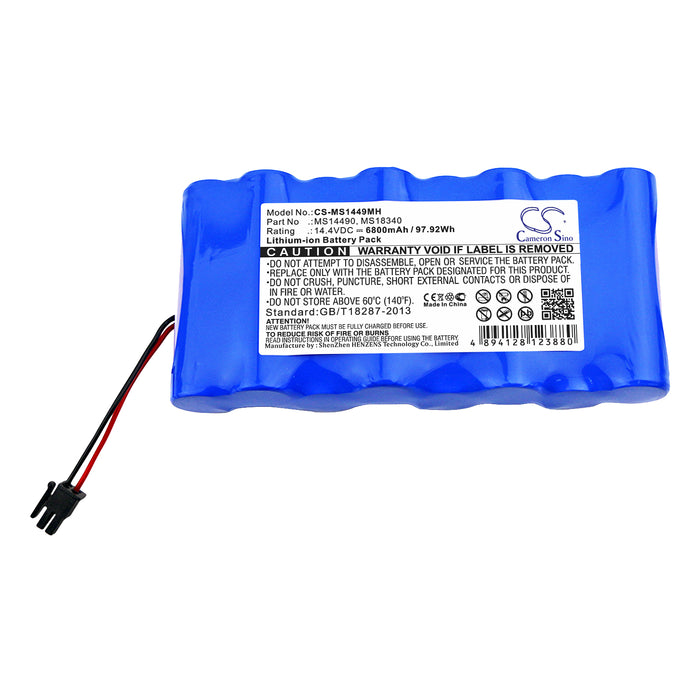 Drager DELTA GAMMA INFINITY Infinity Delta Infinity Delta XL Infinity Gamma XL Infinity XL infintiy Vista MS14234  6800mAh Medical Replacement Battery