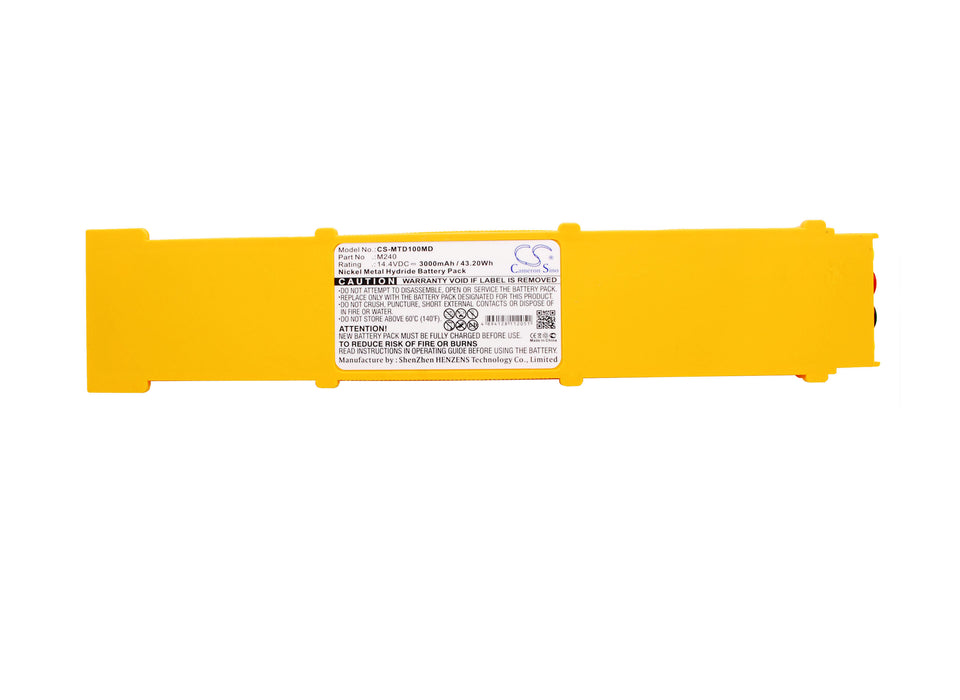 Metrax DM1 DM-1 DM10 DM-10 DM10-12 DM3 DM30 DM-30 DM30-12 DM3-3 EC01 ECO-1ED20 ED-210 ED220 ED230 ED240 M240 Primedic DM1  Medical Replacement Battery