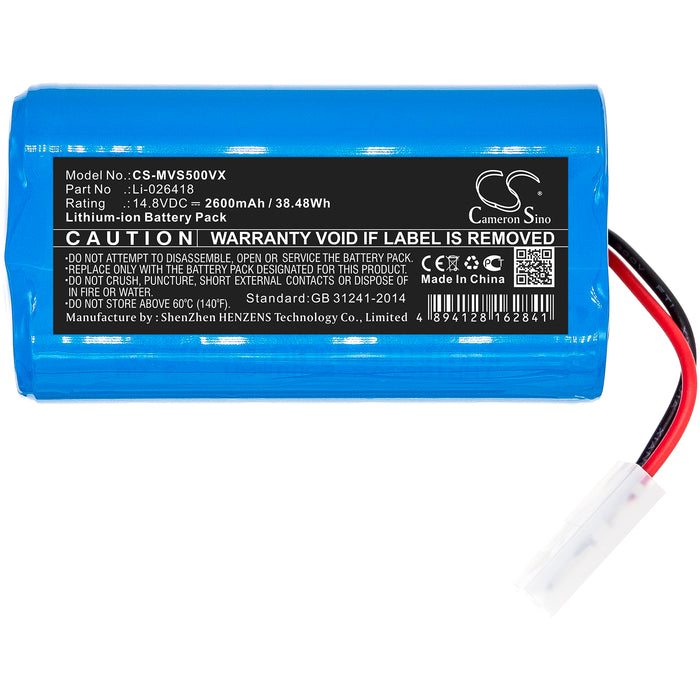 Panasonic MC-RS53 MC-WRS53 MC-WRC53 Vacuum Replacement Battery