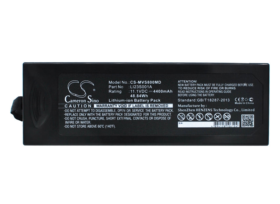 Mindray PM7000 PM8000 VS800 VS-800 WATO EX20 WATO EX-20 WATO EX25 WATO EX-25 WATO EX30 WATO EX-30 WATO EX35 WATO E 4400mAh Medical Replacement Battery