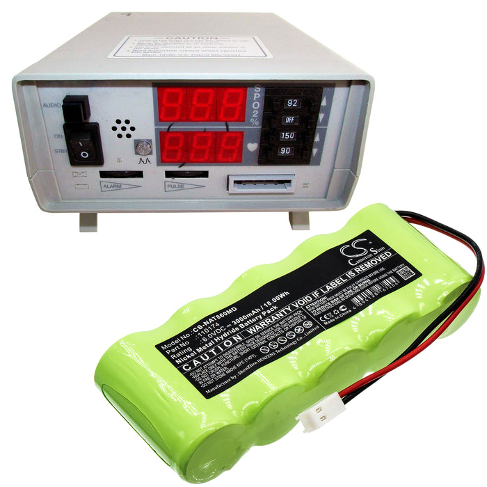 NONIN Pulsoximter 8600 Pulsoximter 8604 Pulsoximter 8700 Pulsoximter 8800 Medical Replacement Battery