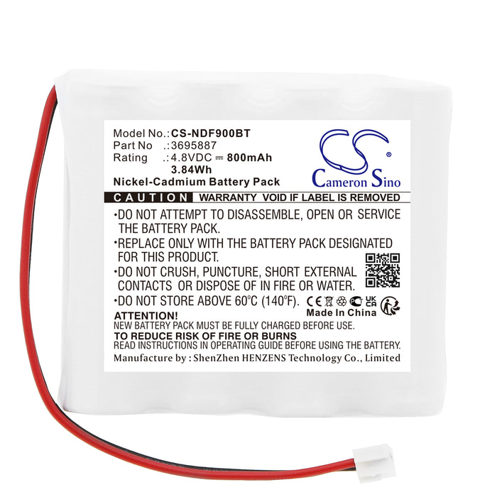 Indexa Repeater 9000FR 35516 Emergency Light Replacement Battery