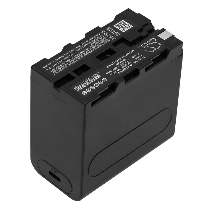 Video Devices Sound Devices 633 mixer,PIX 240i,PIX-E,4K recording monitors 6600mAh Camera Replacement Battery