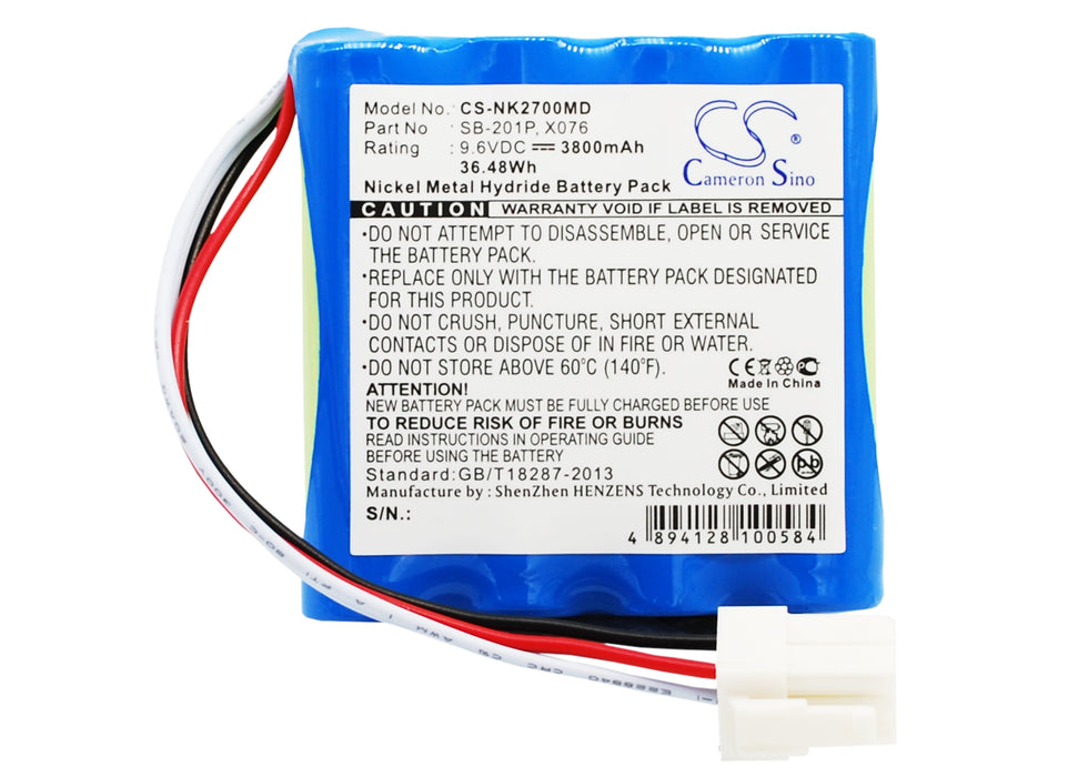 Nihon Kohden PVM-2700 PVM-2701 PVM-2703 Medical Replacement Battery