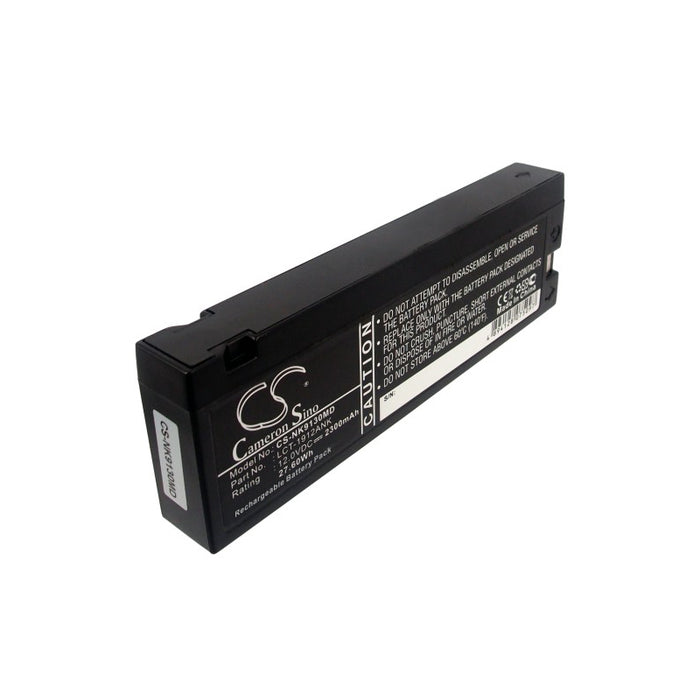 Critikon 8700 8700T Monitor 8710 8720 Monitor 9700 Monitor 9710 9720 Dinamap Plus Monitor Compact TS Monitor Pro 100 300 M Medical Replacement Battery