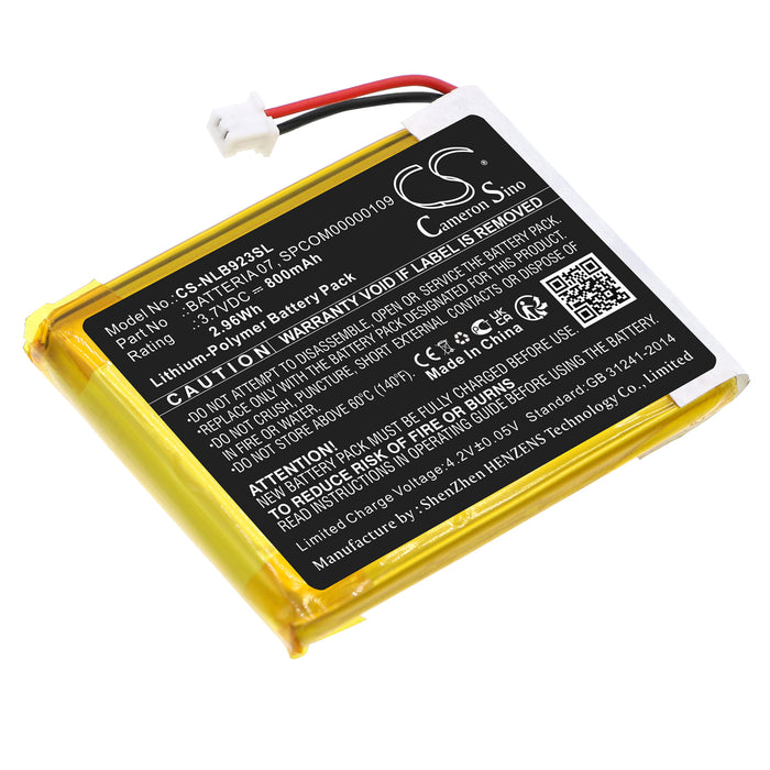 Nolan N-COM B902 L 2023 N-COM B902 R 2023 Headphone Replacement Battery